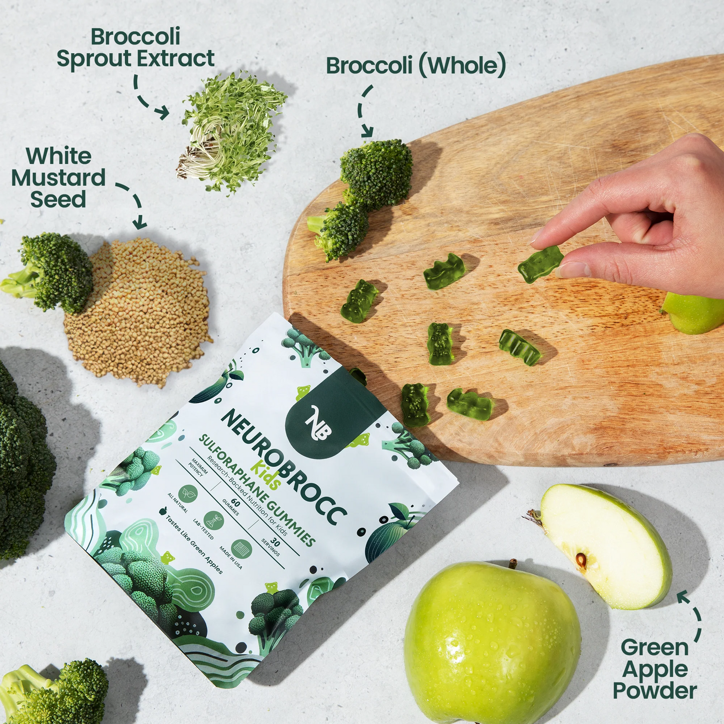 NeuroBrocc Sulforaphane Supplement Gummies